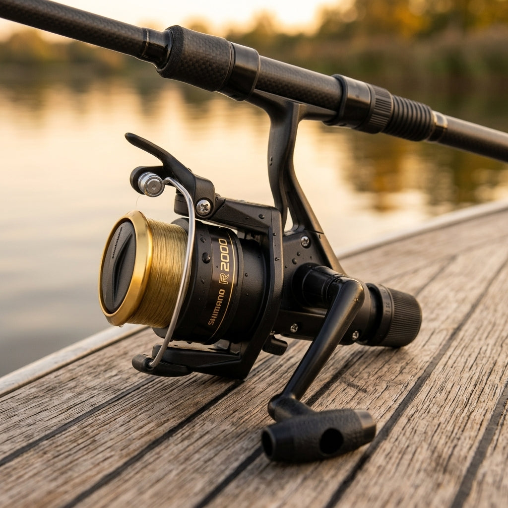 Molinete Shimano IX 2000R Drag 3kg Com Quickfire II Para Pesca Em Água Doce E Salgada