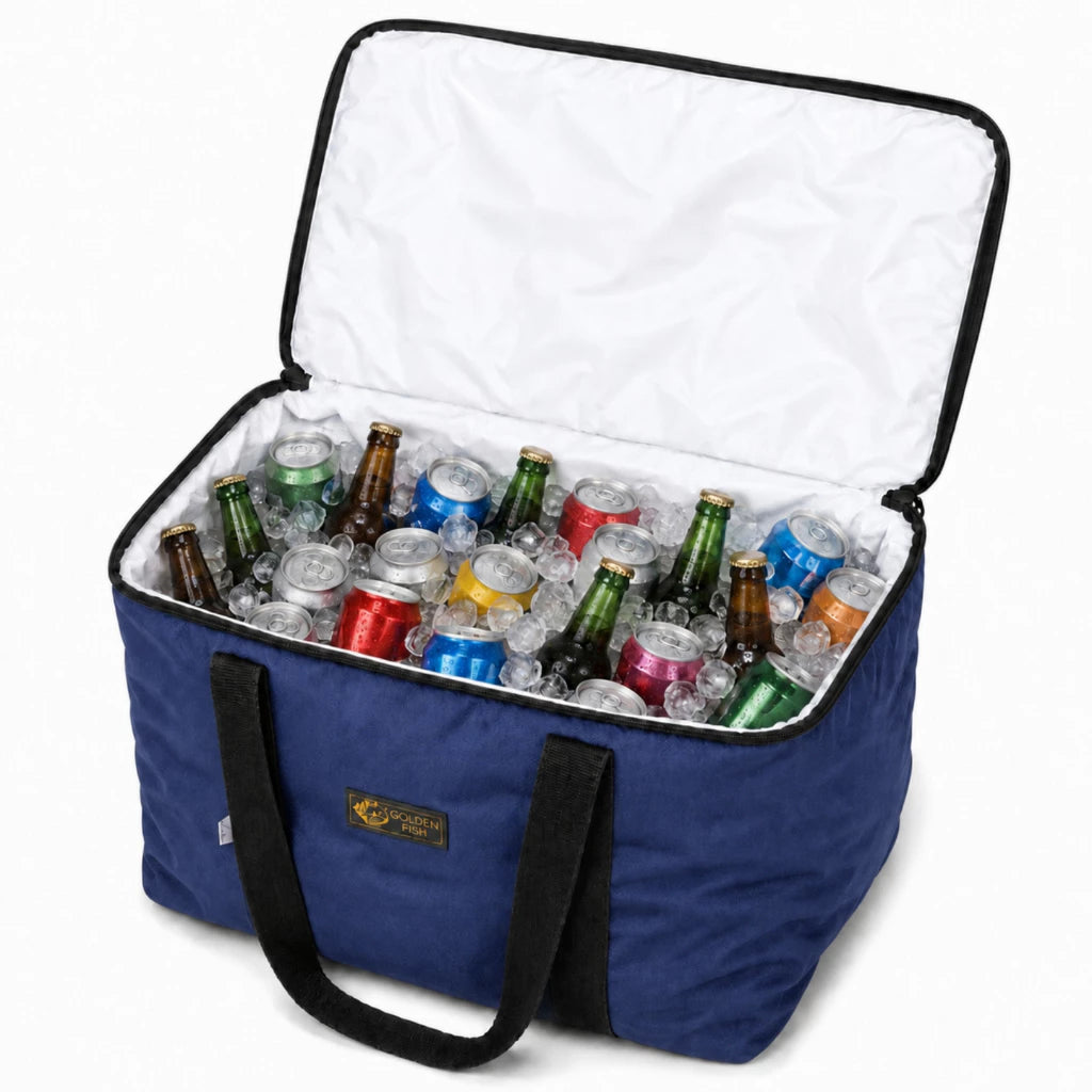 Bolsa Térmica 40 Litros Impermeável Grande Para Praia, Camping, Churrasco E Viagens