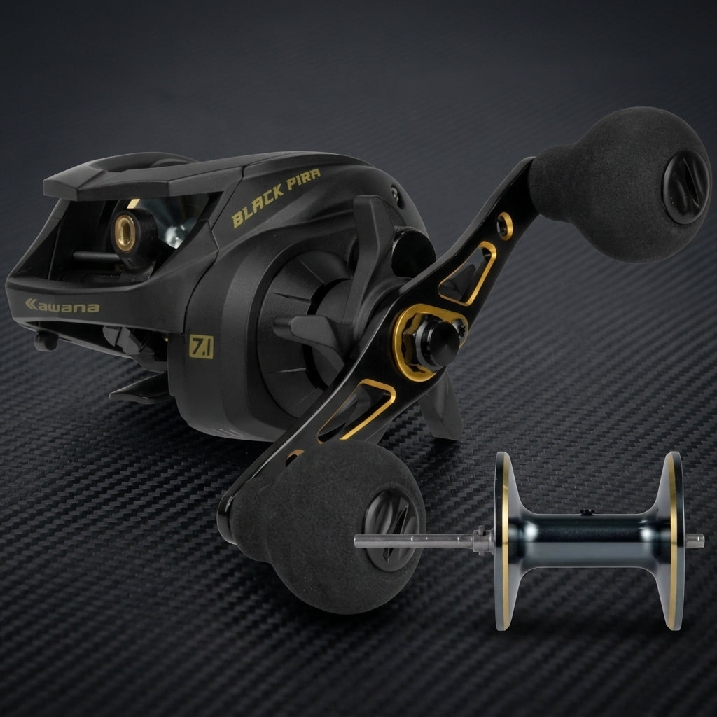 Carretilha Pesqueiro Black Pira 400 - 11 Rolamentos - Drag 18kg