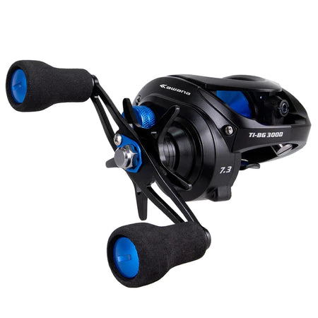 Carretilha Kawana Tigon BG 300 com drag potente de 13,6kg para pesca pesada