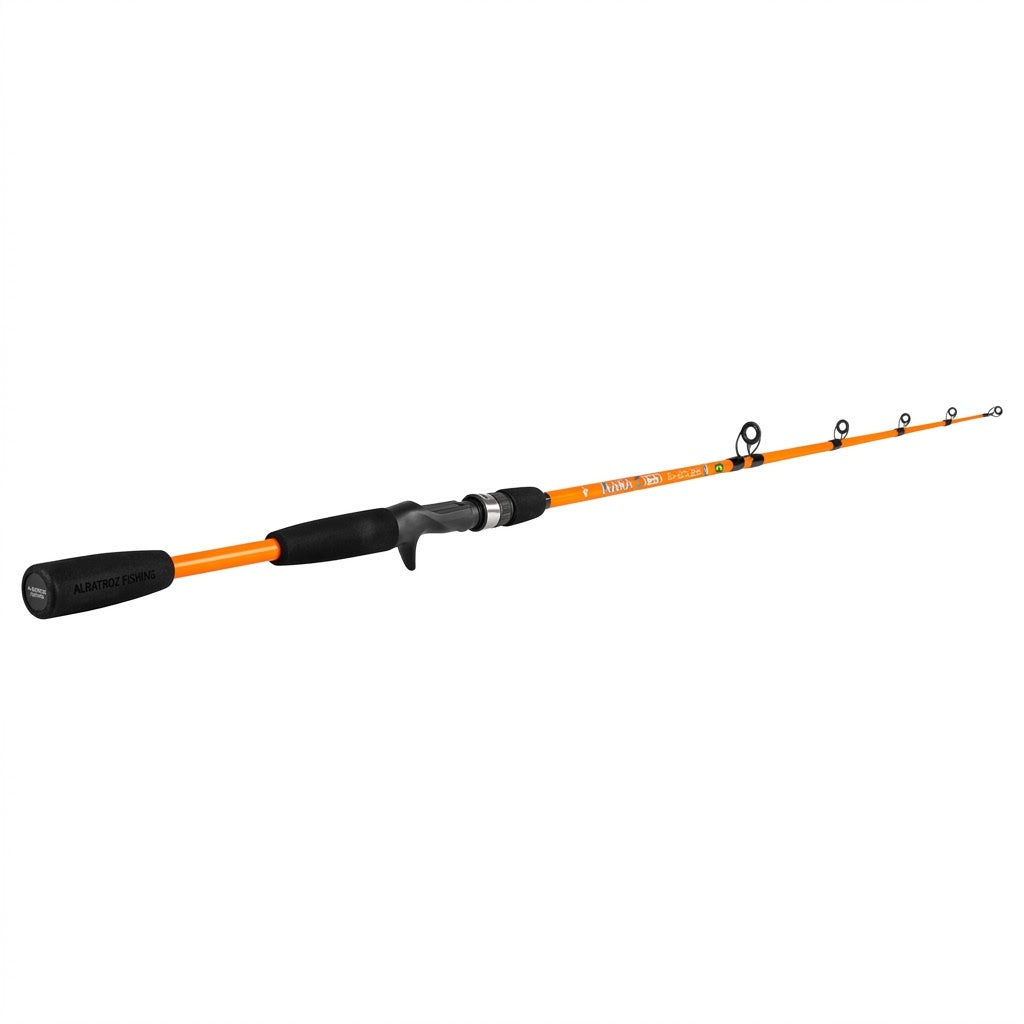Vara De Pesca Kara 1,50m A 1,80m Fibra De Vidro Maciça Albatroz Fishing
